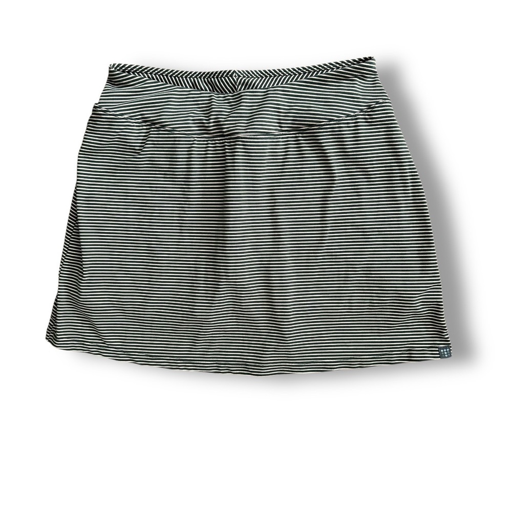 Title Nine Striped Buttah Skort Sz M Skirt Tennis Golf Active Preppy Green Pink